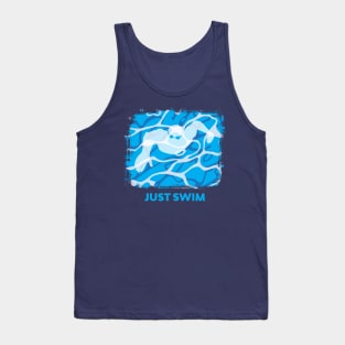 Swim Pool Just Swim Freestyle Tank Top